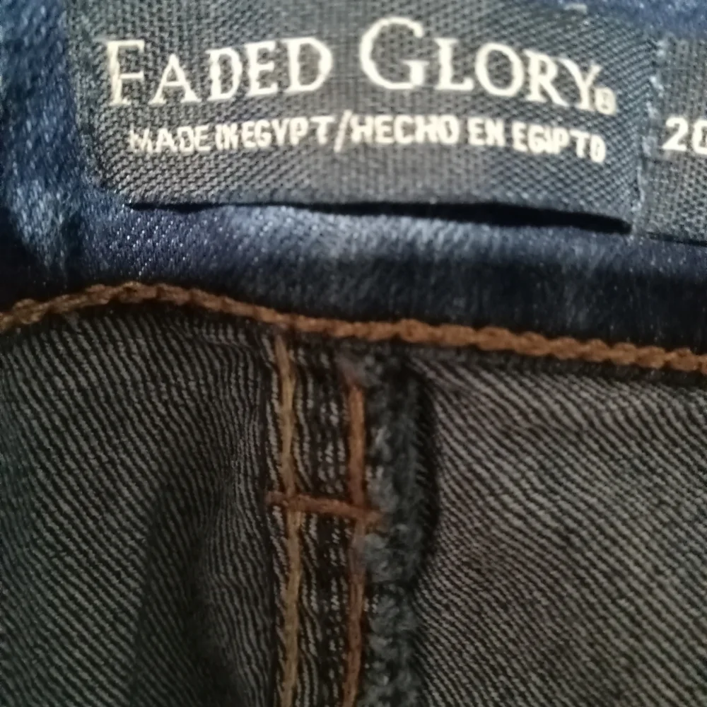 Faded glory womens blue jeans. Size 20 petite.